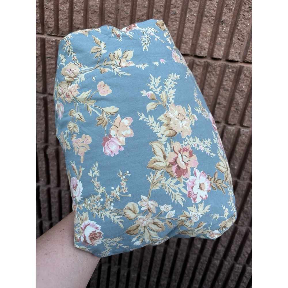 Pottery Barn Meadows Duvet Cover 2 Shams Floral Birds French Country Full/Queen